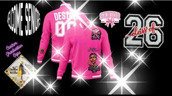 Custom items and apparel.